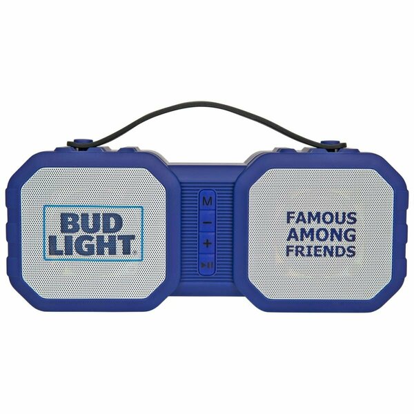 Bud Light Waterproof Rugged Bluetooth Phone Holder Speaker BU336941